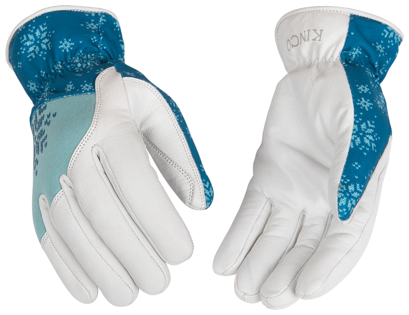 Heatkeep 103HKW-M Hybrid Gloves, Women's, M, Angled Wing Thumb, Double Shirred Elastic Wrist, Easy-On, Polyester/Spandex