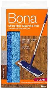 Bona AX0003053 Cleaning Pad, Microfiber, Dark Blue/Light Blue