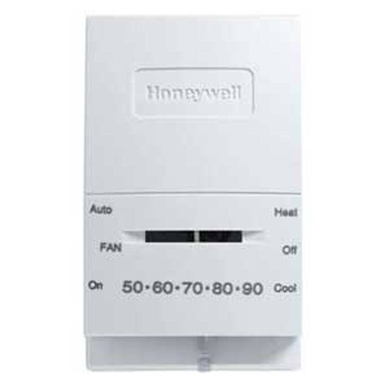 Honeywell CT54K1000/E1 Non-Programmable Thermostat, 45 to 95 deg F, White