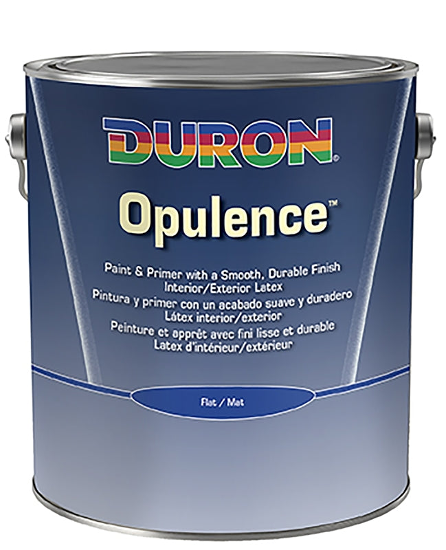 Duron DU30W2053-16 Paint, Flat Sheen, Midtone Base, 1 gal, Pack of 4