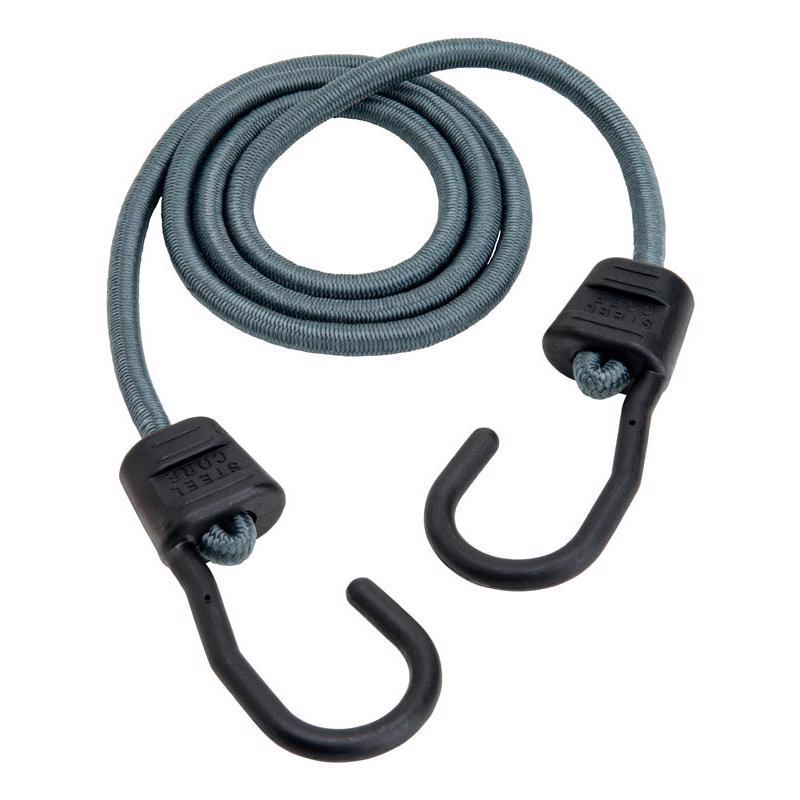 Keeper Gray Bungee Cord 48 in. L X 0.374 in. 1 pk, Pack of 10
