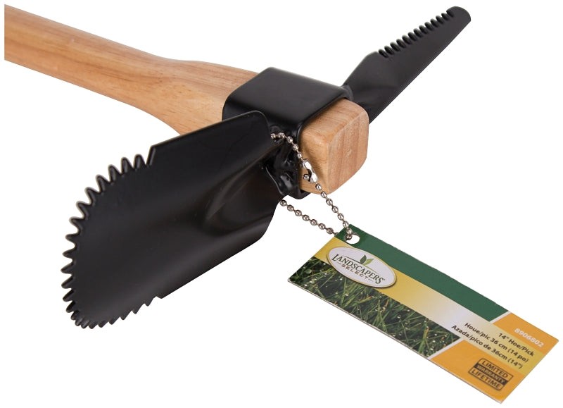Landscapers Select GM7002 Hoe and Pick Tool, 14-1/4 in L, Hardwood Handle