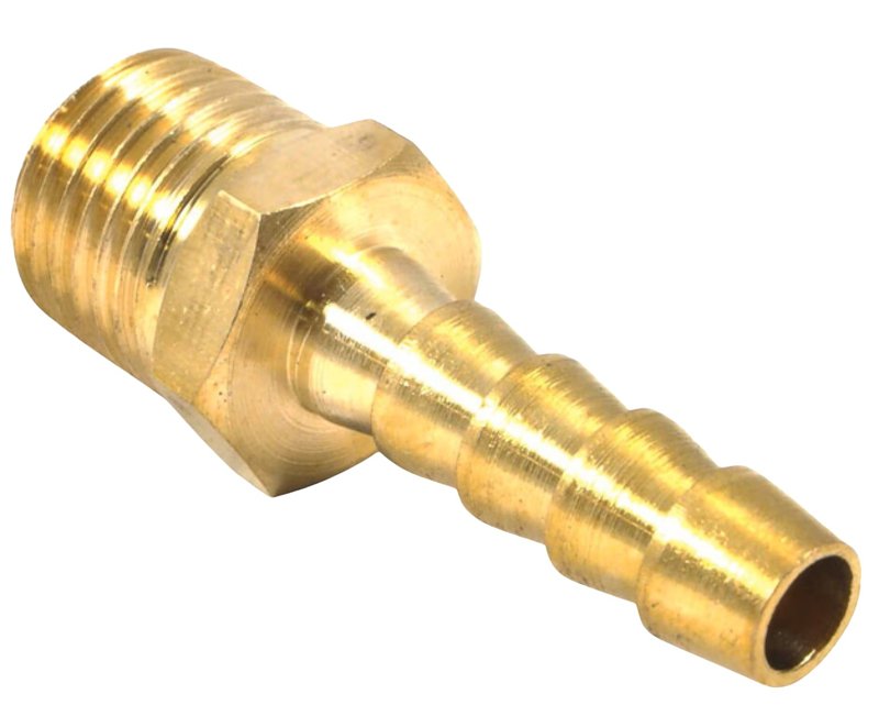Forney 75360 Air Hose End, 1/4 in, MNPT, Brass