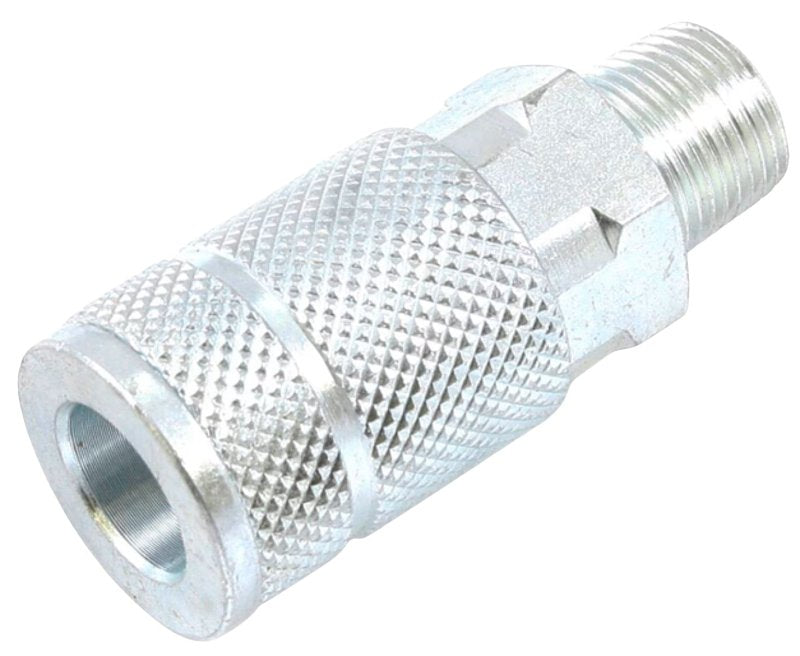 Forney 75484 Coupler, 3/8 in, Coupling x MNPT, Steel