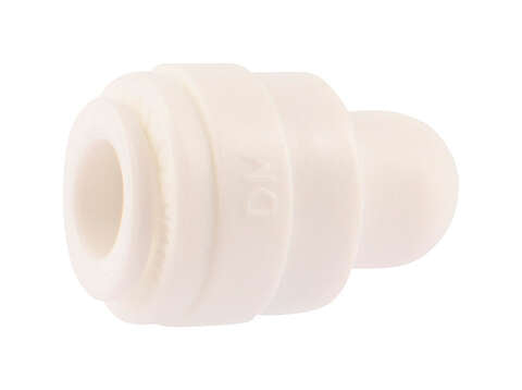 SharkBite 1/4 in. Push Plastic Connector End Cap 1 pk