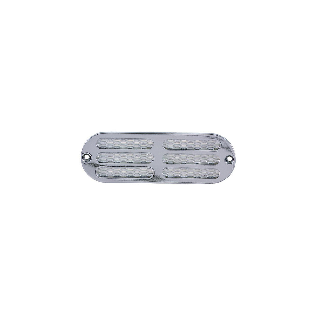 Perko Transom/Locker Vent, 6″ Chrome/Brass