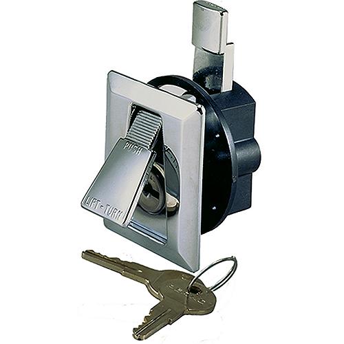 2-1/4 X 2 Chr Flush Lock Wkey