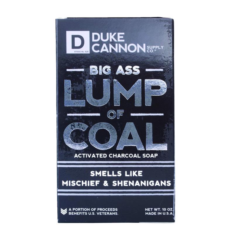 Duke Cannon Holiday Lump Of Coal Bergamont Black Pepper Scent Shower Soap 10 oz 1 pk