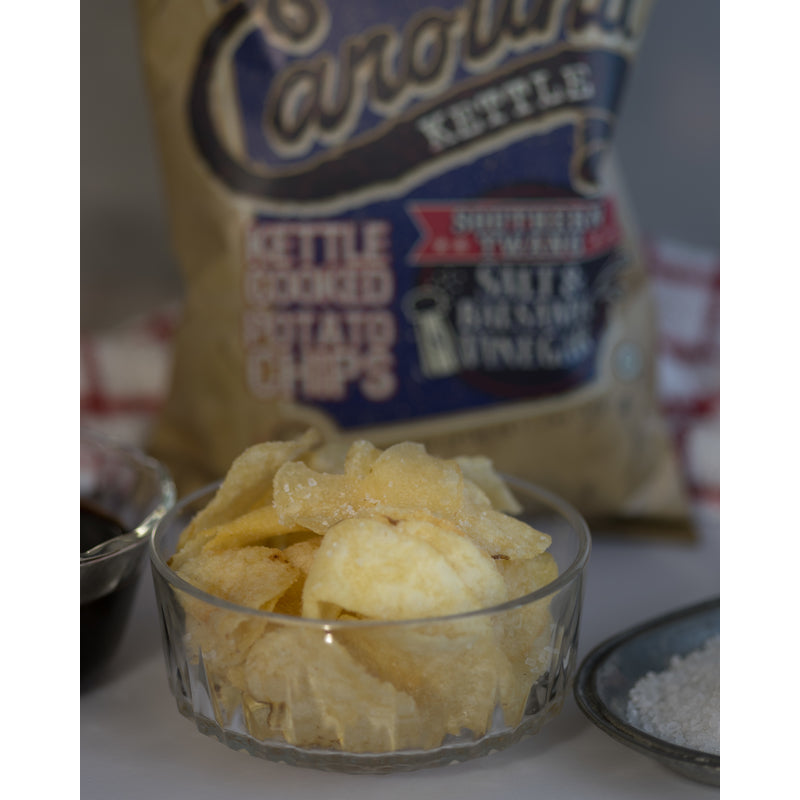 1 in 6 Snacks Carolina Salt & Balsamic Vinegar Potato Chips 2 oz Bagged, Pack of 20