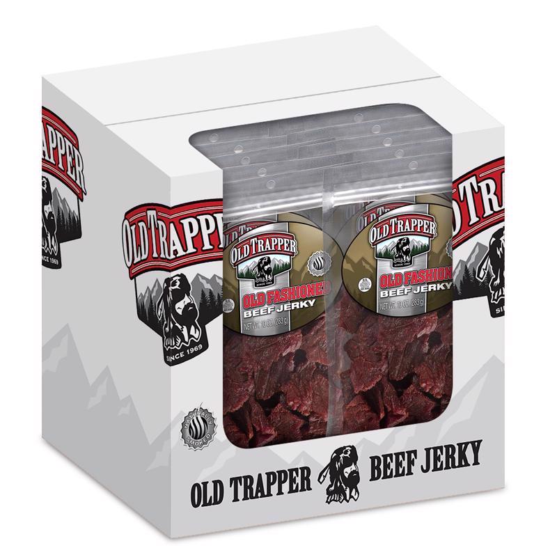 Old Trapper Old Fashioned Beef Jerky 10 oz Bagged