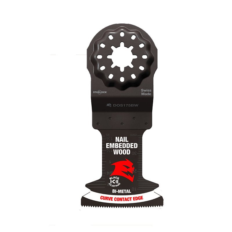 Diablo Demo Demon DOS175BW10 Oscillating Blade, 1-3/4 in D Cutting, Bi-Metal