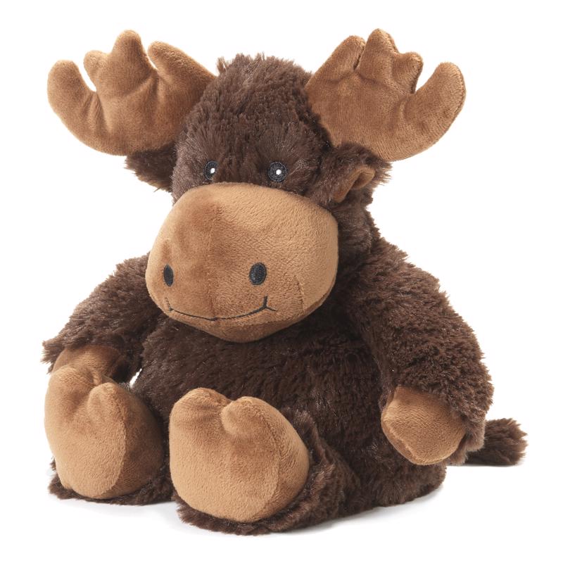 Warmies Moose Stuffed Animal Brown