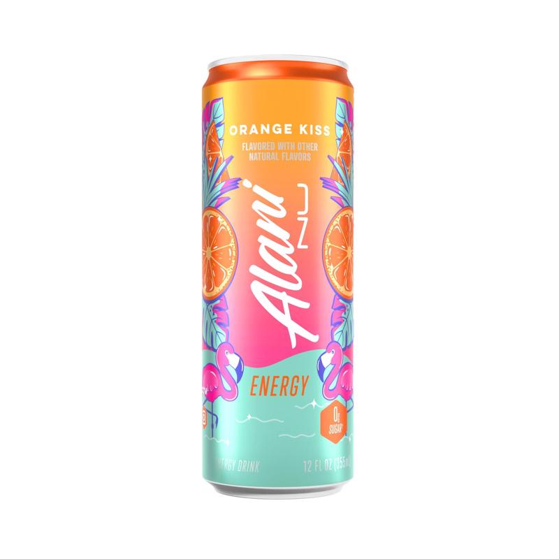 Alani Nu Orange Energy Drink 12 fl. oz., Pack of 12