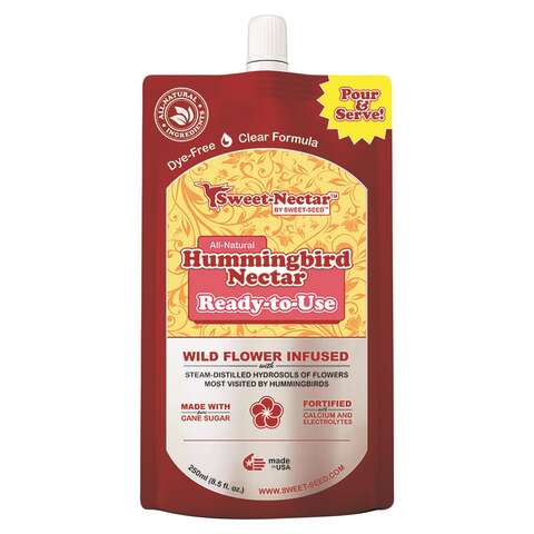 Sweet-Seed Sweet-Nectar Hummingbird Sucrose Nectar 8.5 oz, Pack of 12
