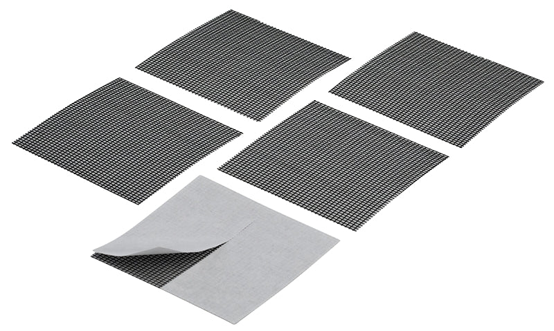 M-D 14173 Screen Patch, 1/4 ft L, 3 in W, Aluminum, Charcoal