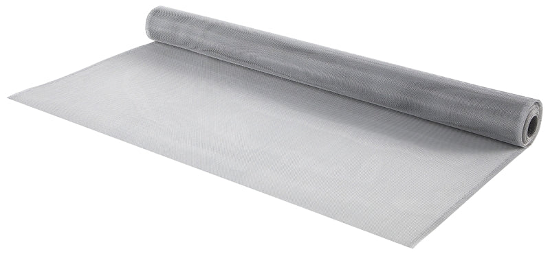 M-D 14109 Screen Mesh, 25 ft L, 3 ft W, Aluminum, Bright