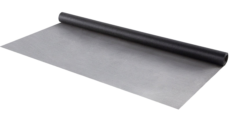 M-D Standard Series 14122 Screen Mesh, 100 ft L, 36 in W, Fiberglass, Charcoal