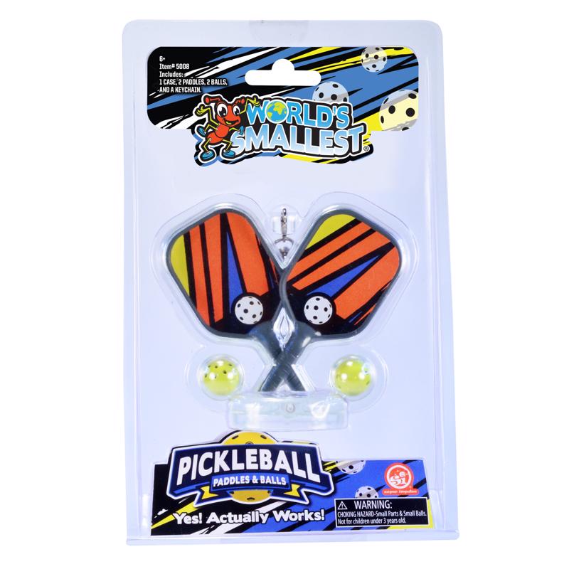 World's Smallest Pickleball Multicolored