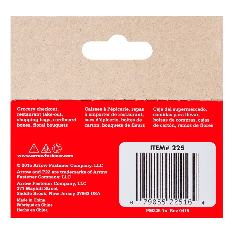 Arrow P22 7/16 in. W X 5/16 in. L 24 Ga. Medium Crown Staples 5050 pk