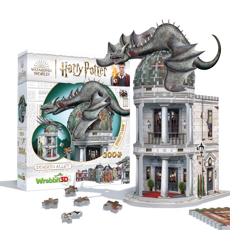 Wrebbit3D Harry Potter Gringotts Bank 3D Jigsaw Puzzle Multicolored 300 pc
