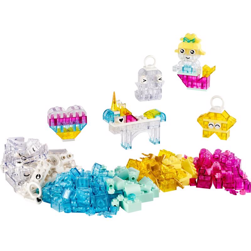 LEGO Classic Magical Transparent Box Building Toy Multi 340 pc