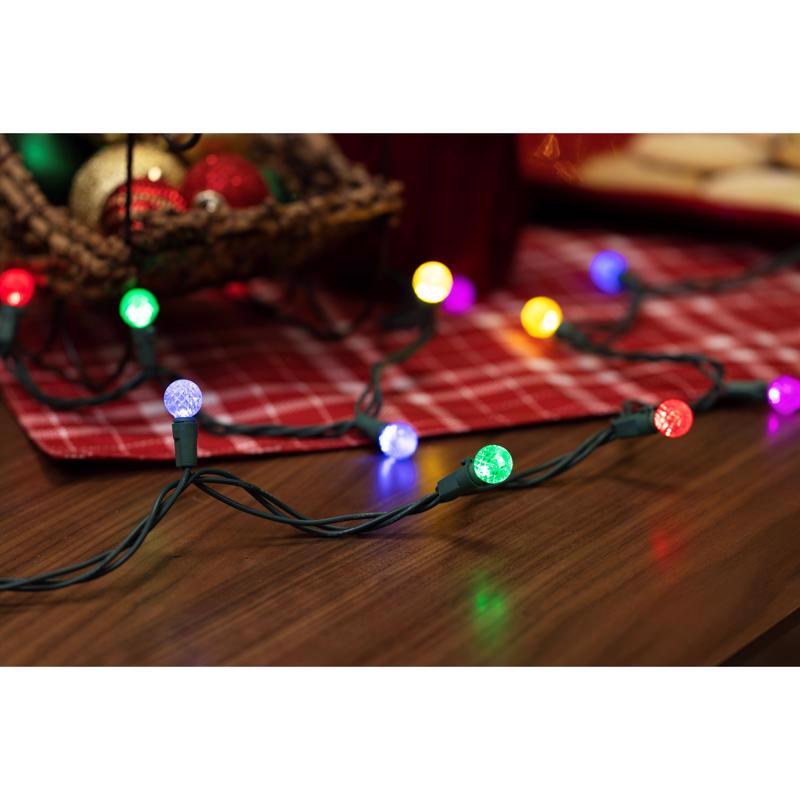 Celebrations LED G12 Multicolored 50 ct Christmas Lights