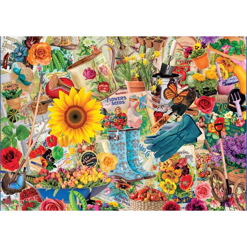 Eurographics Flower Seeds Puzzle Multicolored 1000 pc