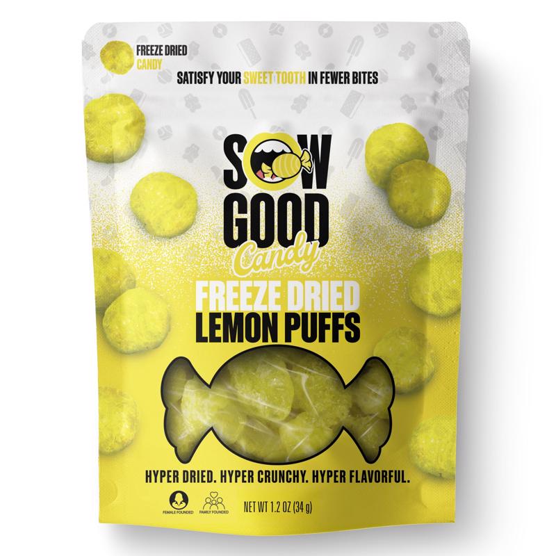 Sow Good Freeze Dried Lemon Puff Candy Bites 1.2 oz