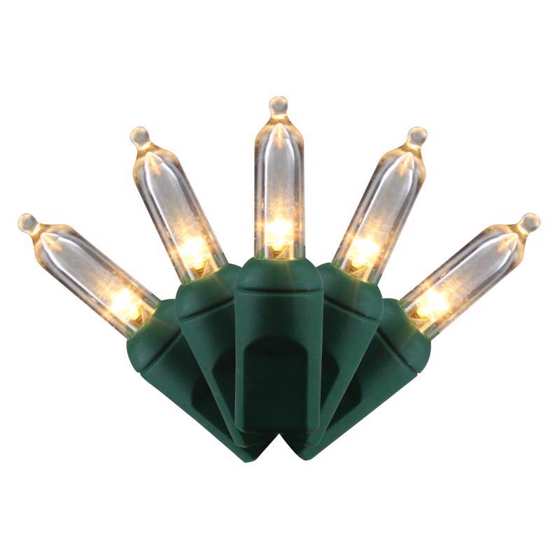 Celebrations LED T5 Warm White 5 ct Replacement Christmas Light Bulbs, Pack of 12