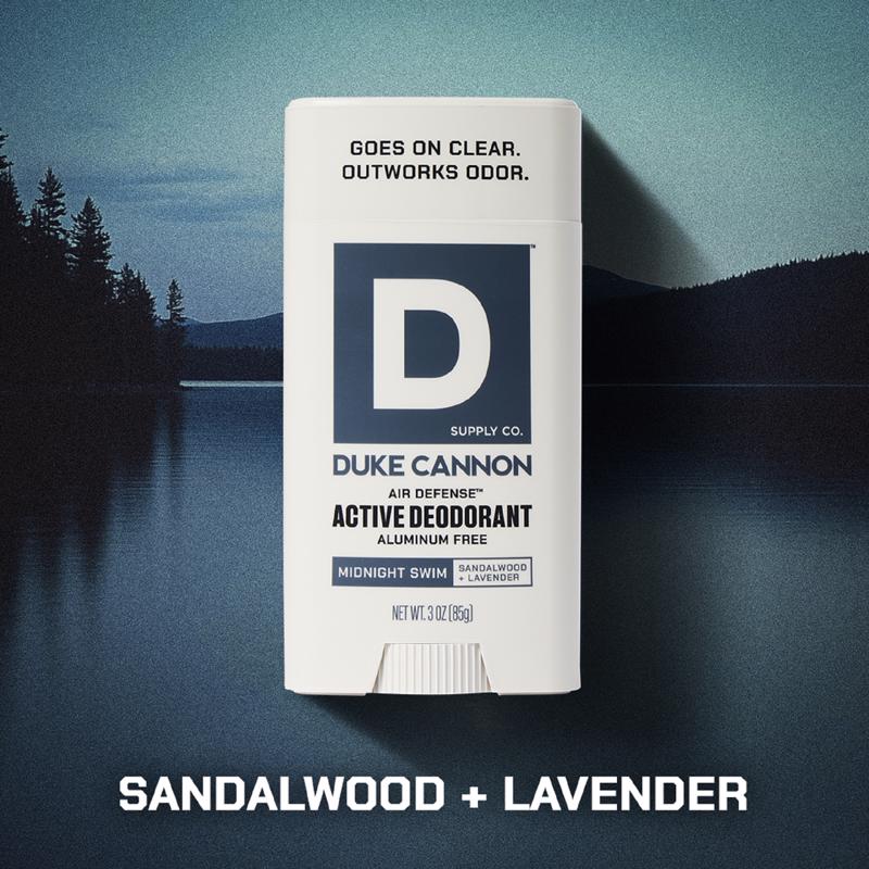 Duke Cannon Midnight Swim White Aluminum Free Deodorant 3 oz 1 pk