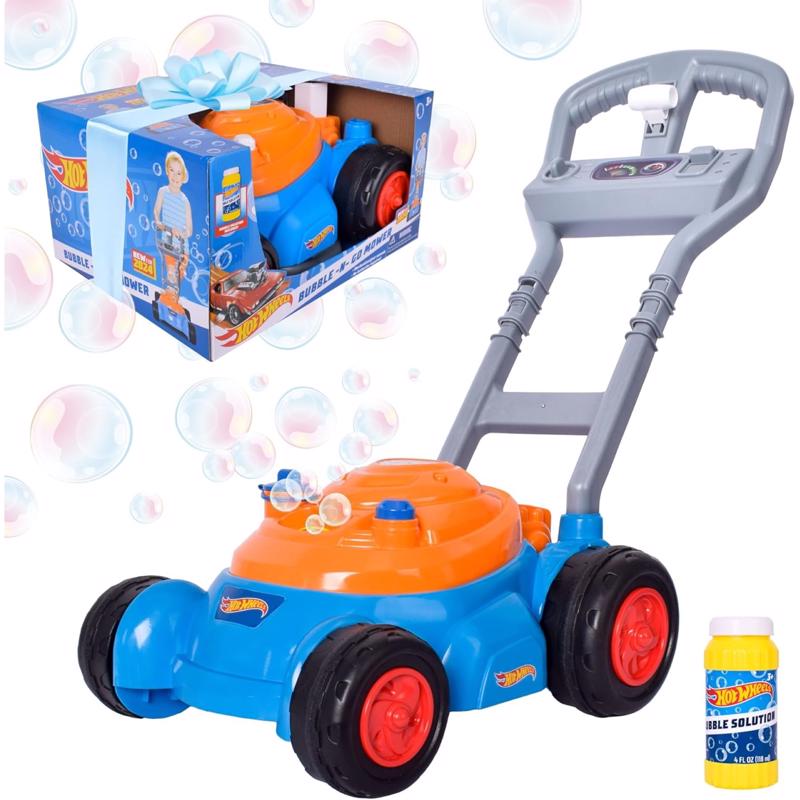 Hot Wheels Bubble N Go Mower Blue/Orange