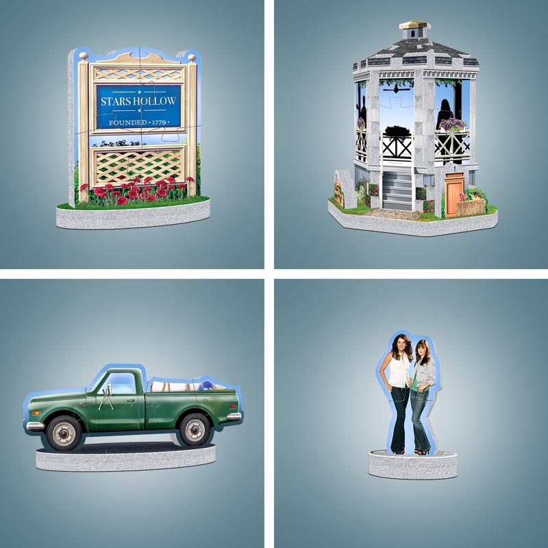 Wrebbit3D Stars Hollow Gilmore Girls 3D jigsaw puzzle 435 pc