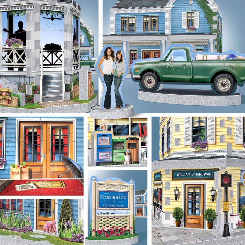 Wrebbit3D Stars Hollow Gilmore Girls 3D jigsaw puzzle 435 pc