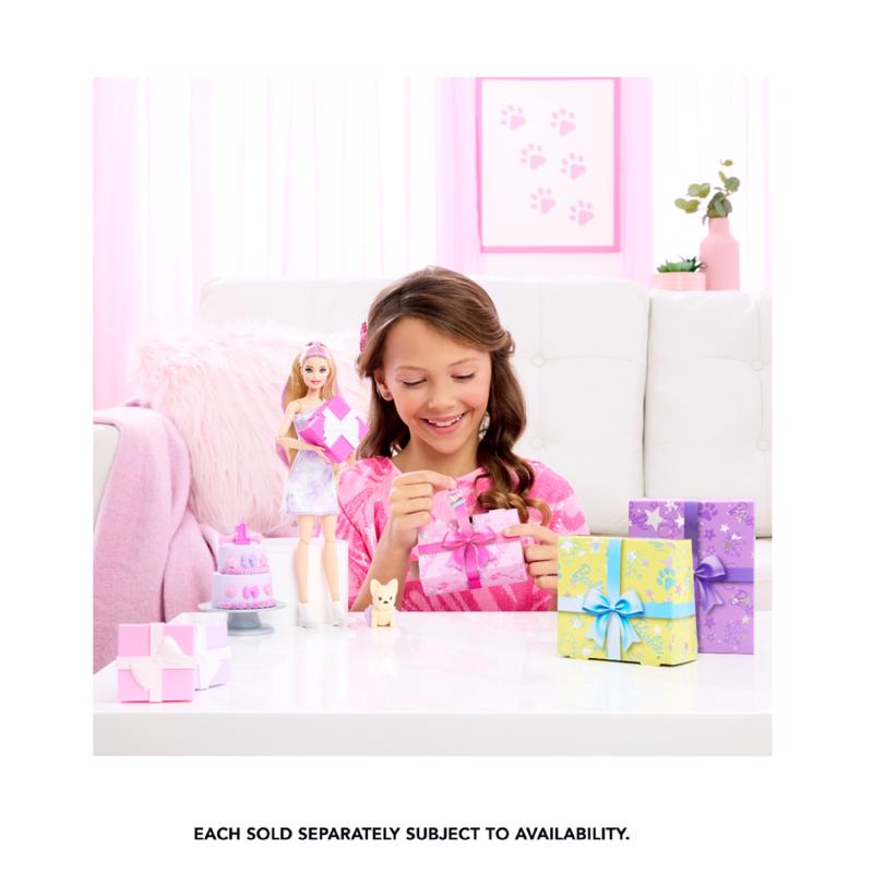Barbie Party Unboxed Glam Series Doll 10 pc