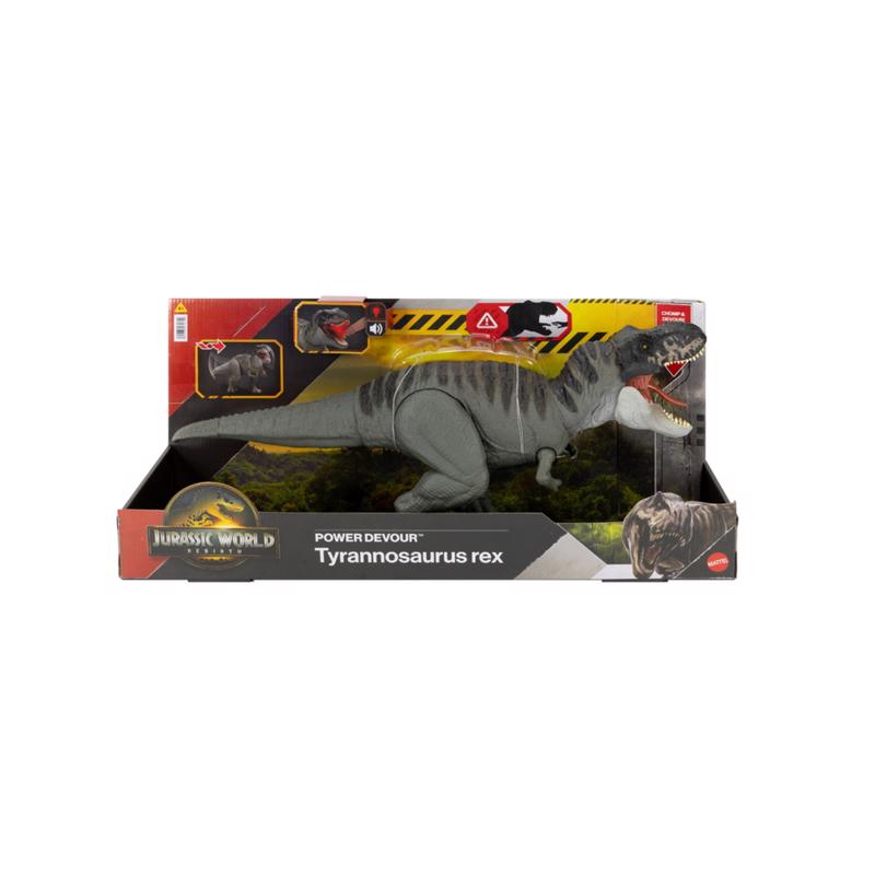 Jurassic World Rebirth Power Devour Tyrannosaurus Rex Dinosaur Toy