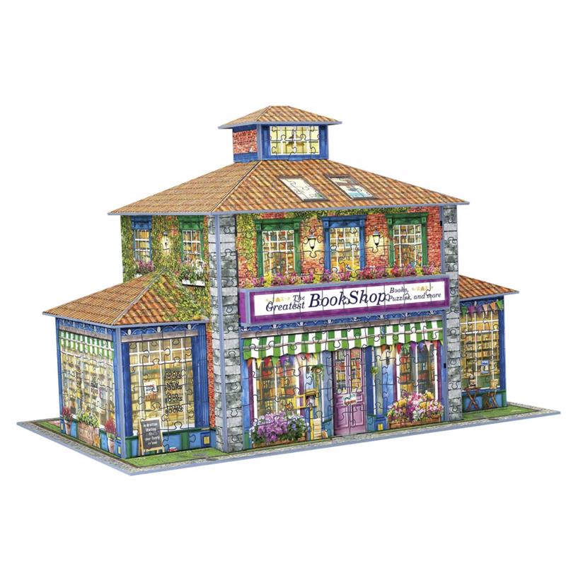 Eurographics Book Shop 3D Jigsaw Puzzle 1389 pc