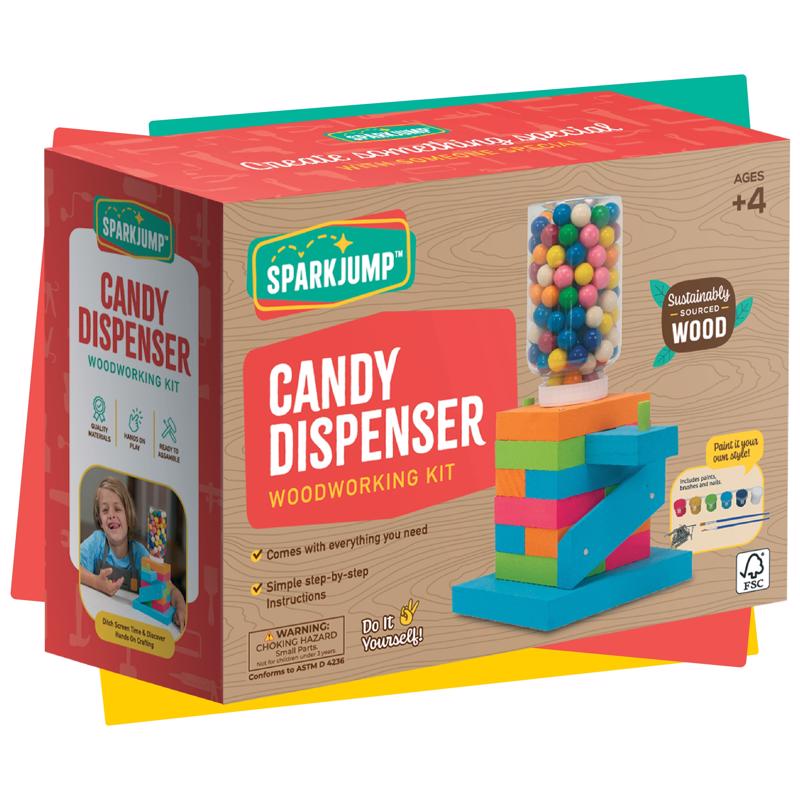 SparkJump Candy Dispenser Woodworking Kit