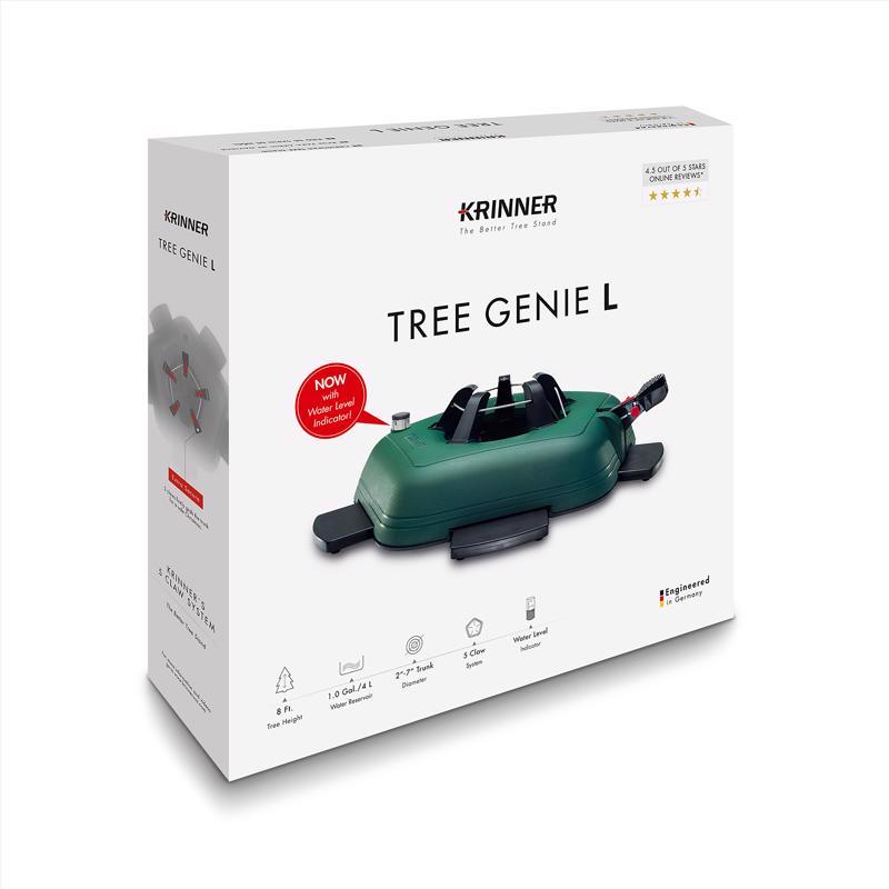 Krinner Tree Genie Large Metal Real Christmas Tree Stand 8 ft.