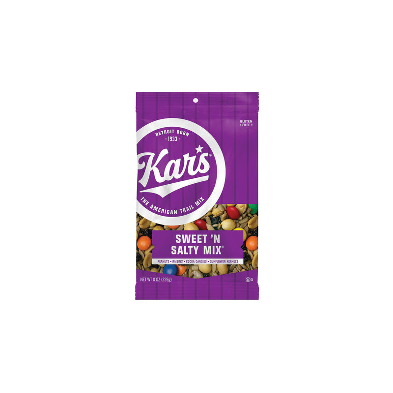 Kar's Sweet n Salty Mix Trail Mix 8 oz Bagged, Pack of 12