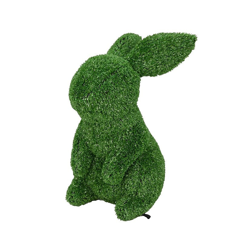 naturae decor LUS-RAB-13-DS Turf Topiary Rabbit, 13 in H
