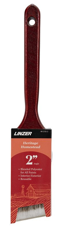 Linzer HH 2725 0200 Angle Paint Brush, 2 in W, Polyester Bristle