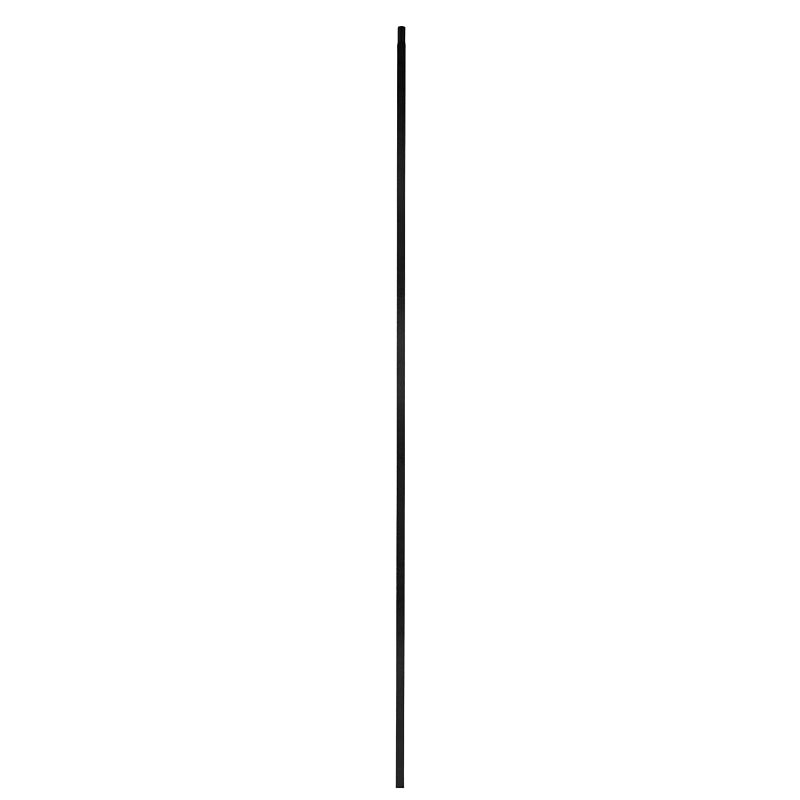 Nuvo Iron SQI0C Classic Stair Baluster, 44 in H, 1/2 in W, Square, Steel, Black, Powder-Coated/Semi-Matte