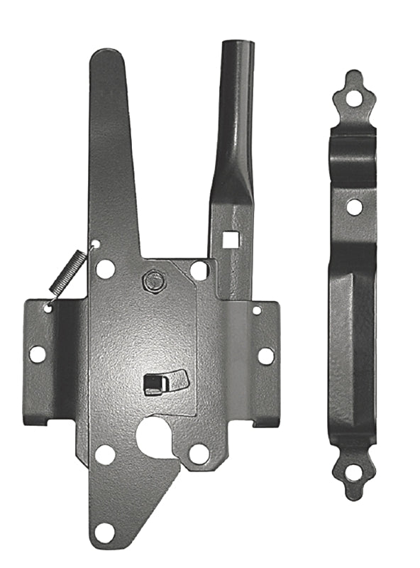 Nuvo Iron DTPLUH Post Latch with Ultimate Handle, Galvanized Steel