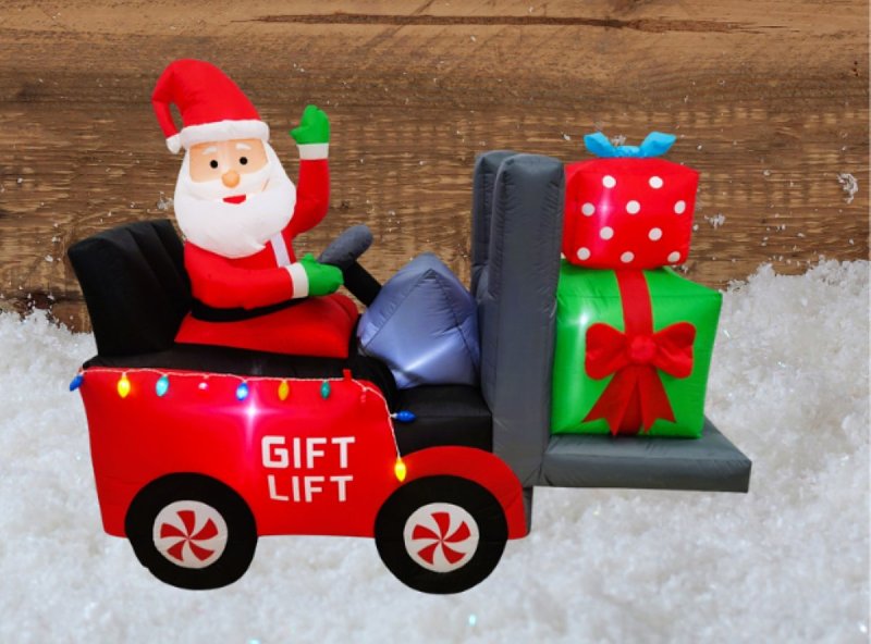 Santas Forest 90138 Christmas Inflatable, 6-1/2 ft H