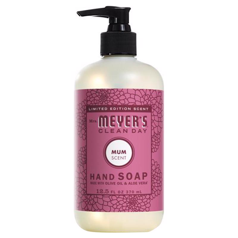Mrs. Meyer's Clean Day Organic Mum Scent Liquid Hand Soap 12.5 oz, Pack of 6