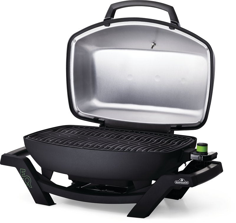 Napoleon TravelQ Series PRO285E-BK Portable Electric Grill, 285 sq-in Primary Cooking Surface, Smoker Included: Yes