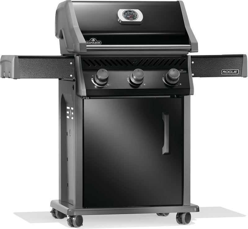 Napoleon Rogue 425 Series R425NK-2-SS Gas Grill, 42,000 Btu/hr BTU, Natural Gas, 3-Burner, Smoker Included: Yes