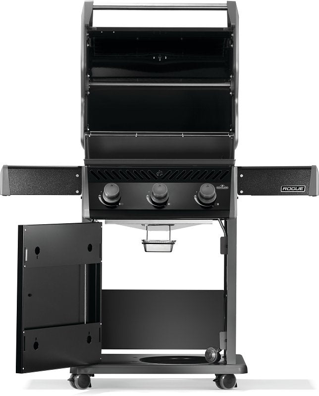 Napoleon Rogue 425 Series R425NK-2-SS Gas Grill, 42,000 Btu/hr BTU, Natural Gas, 3-Burner, Smoker Included: Yes