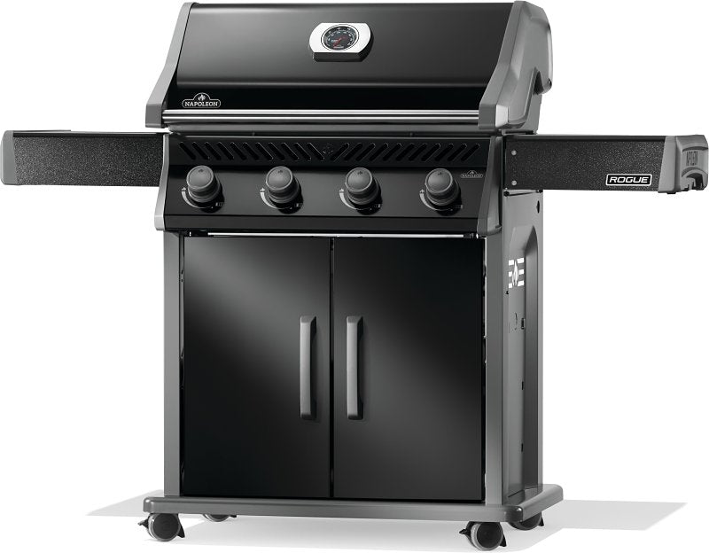 Napoleon Rogue 525 Series R525NK-2-SS Gas Grill, 48,000 Btu/hr BTU, Natural Gas, 4-Burner, Smoker Included: Yes