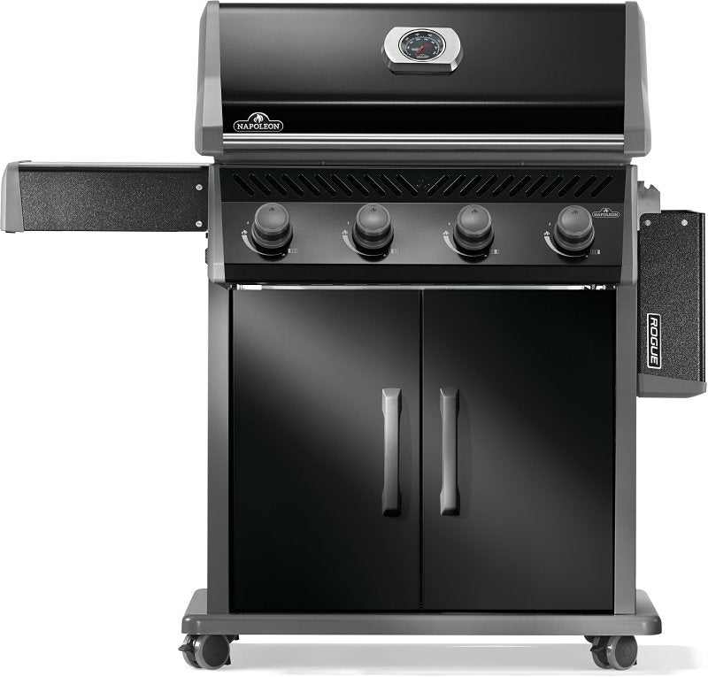 Napoleon Rogue 525 Series R525PK-2 Gas Grill, 48,000 Btu, Propane, 4-Burner, 525 sq-in Primary Cooking Surface